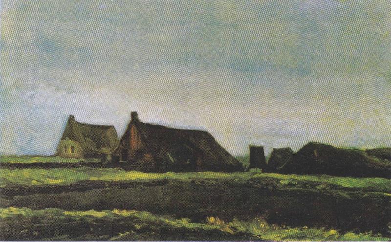 Vincent Van Gogh Cottages oil painting picture